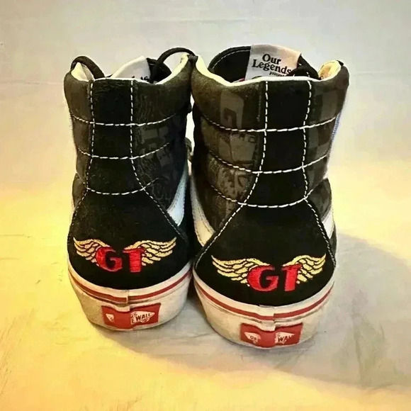VANS X OUR LEGENDS GT SK8-HI TOP MEN'S 7.5 WOMEN’S 9 CASUAL SNEAKER OG BLACK - Picture 2 of 9